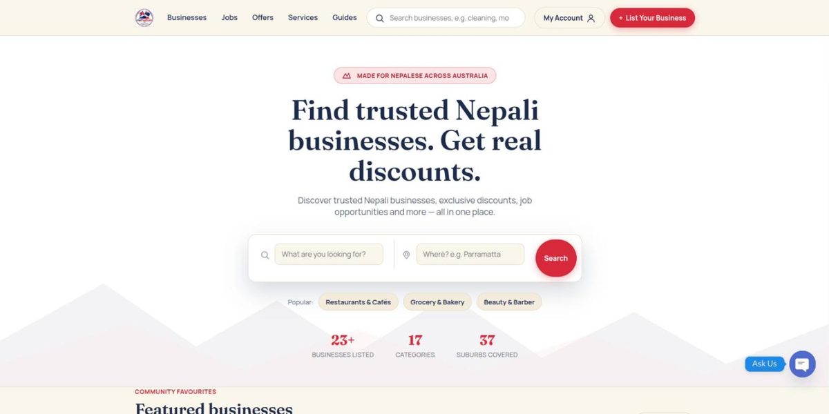 NePodium website, built by Podium Technologies